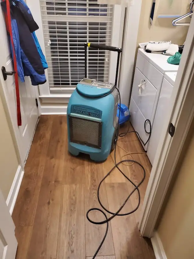 Commercial dehumidifier deployed for Flood Damage Cleanup in Beech Grove