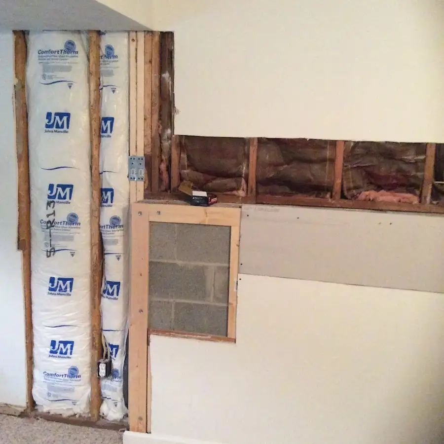 Wall insulation replacement during Contents Cleaning & Restoration in Beech Grove